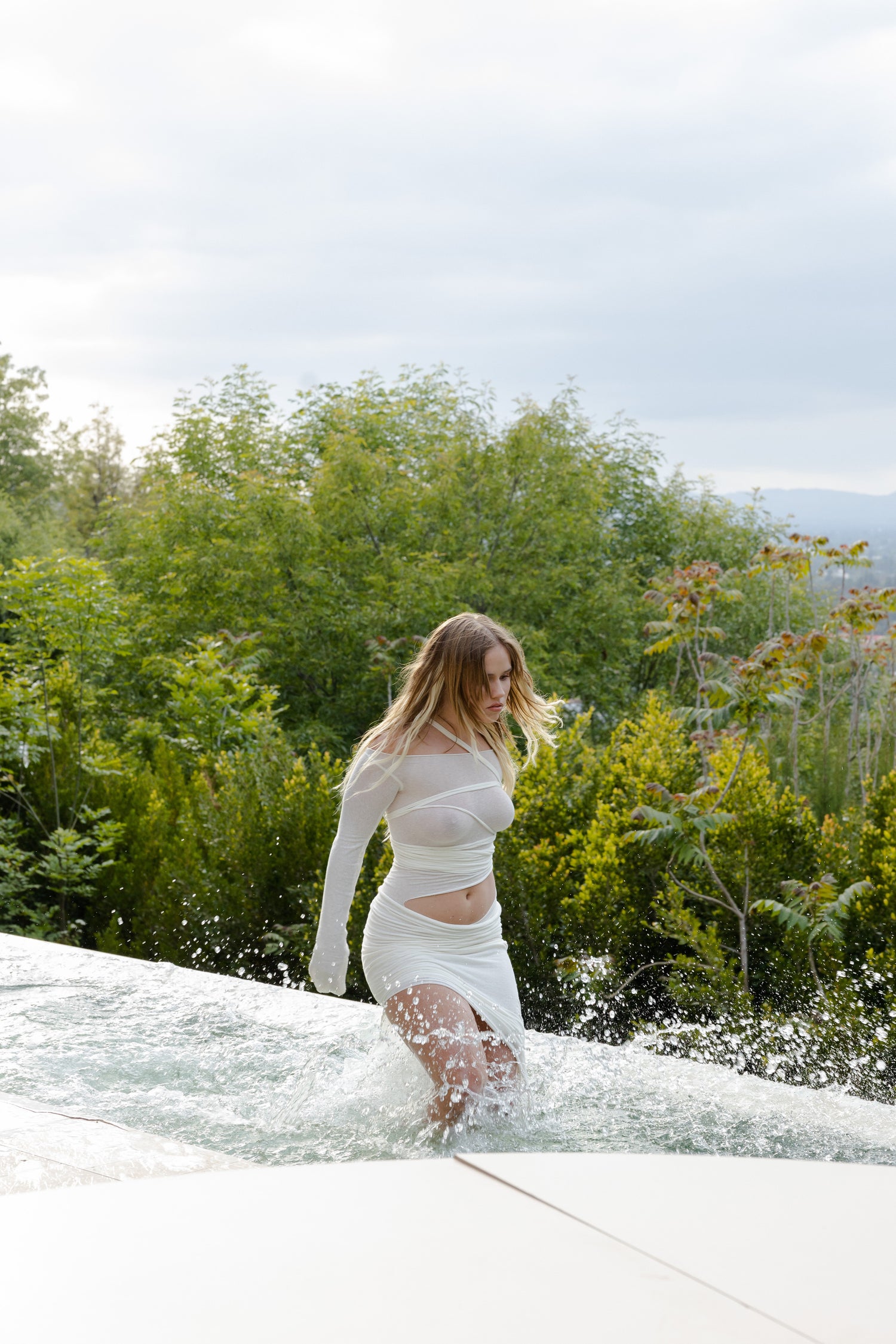 Mid-section Tubes Dress