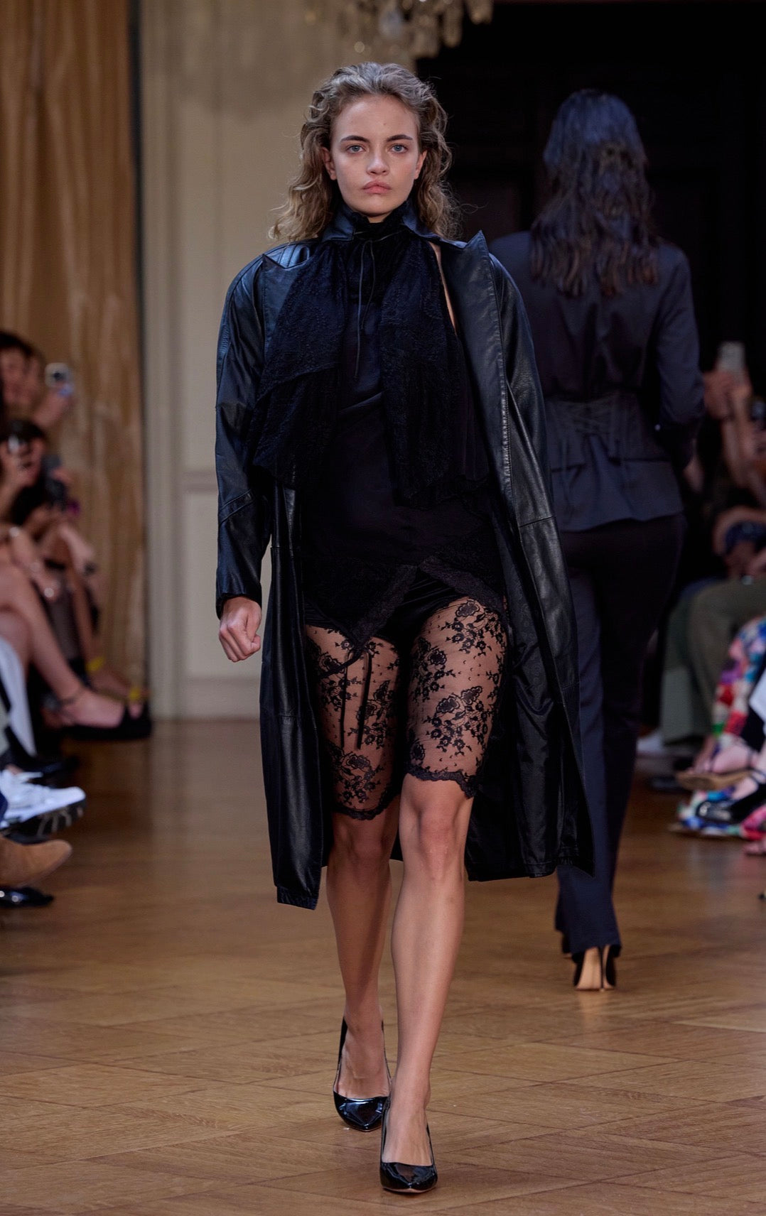 Silk and Lace Shorts